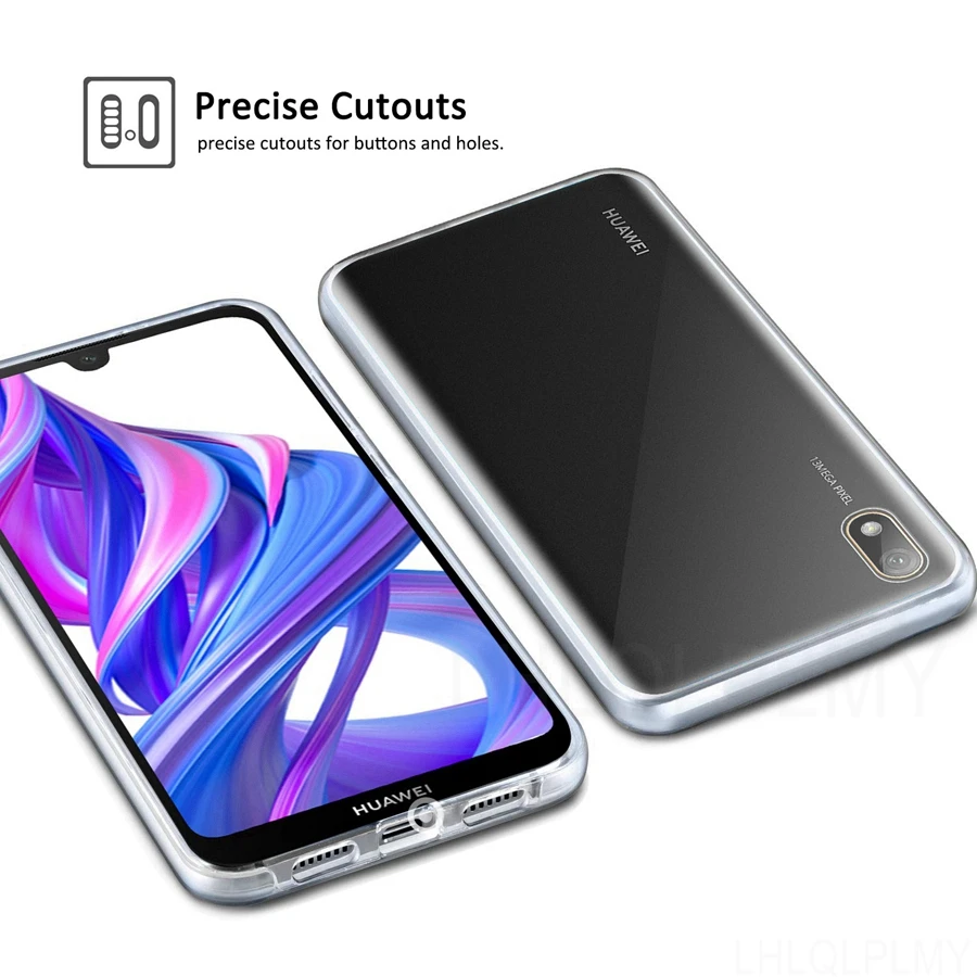 Double Sided Clear Protective Phone Case with 360° Full Coverage