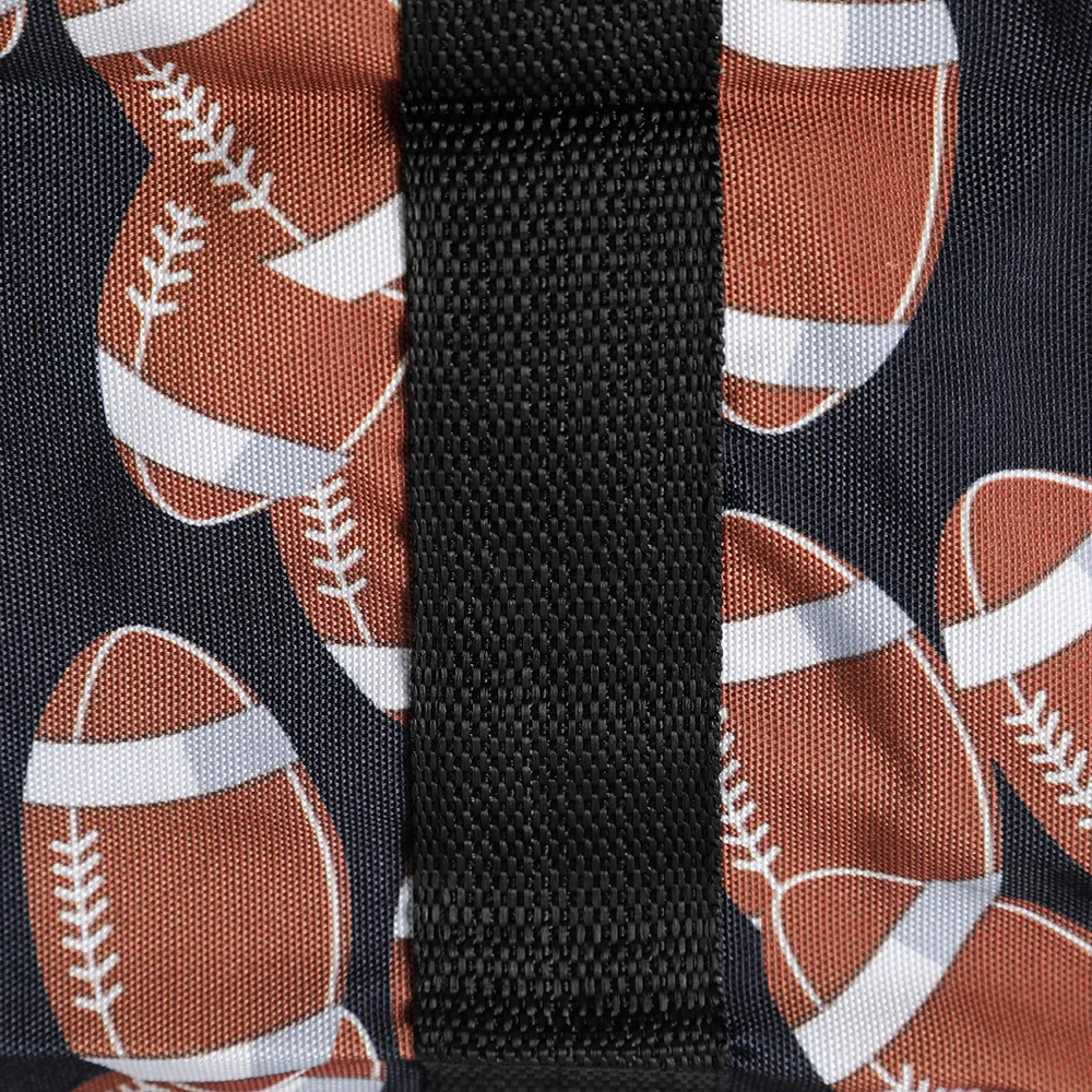 Fashion Ball Print Canvas Duffle Bags Women Soccer Pattern Weekend Luggage Bag Female Large Capacity Baseball Overnight Bag