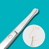Scissors Trimmer Hair Remover Facial Hair Eyebrow Nose Scissors Rounded Curved Blade Cuticle Scissors Professional Clippers Tool 2