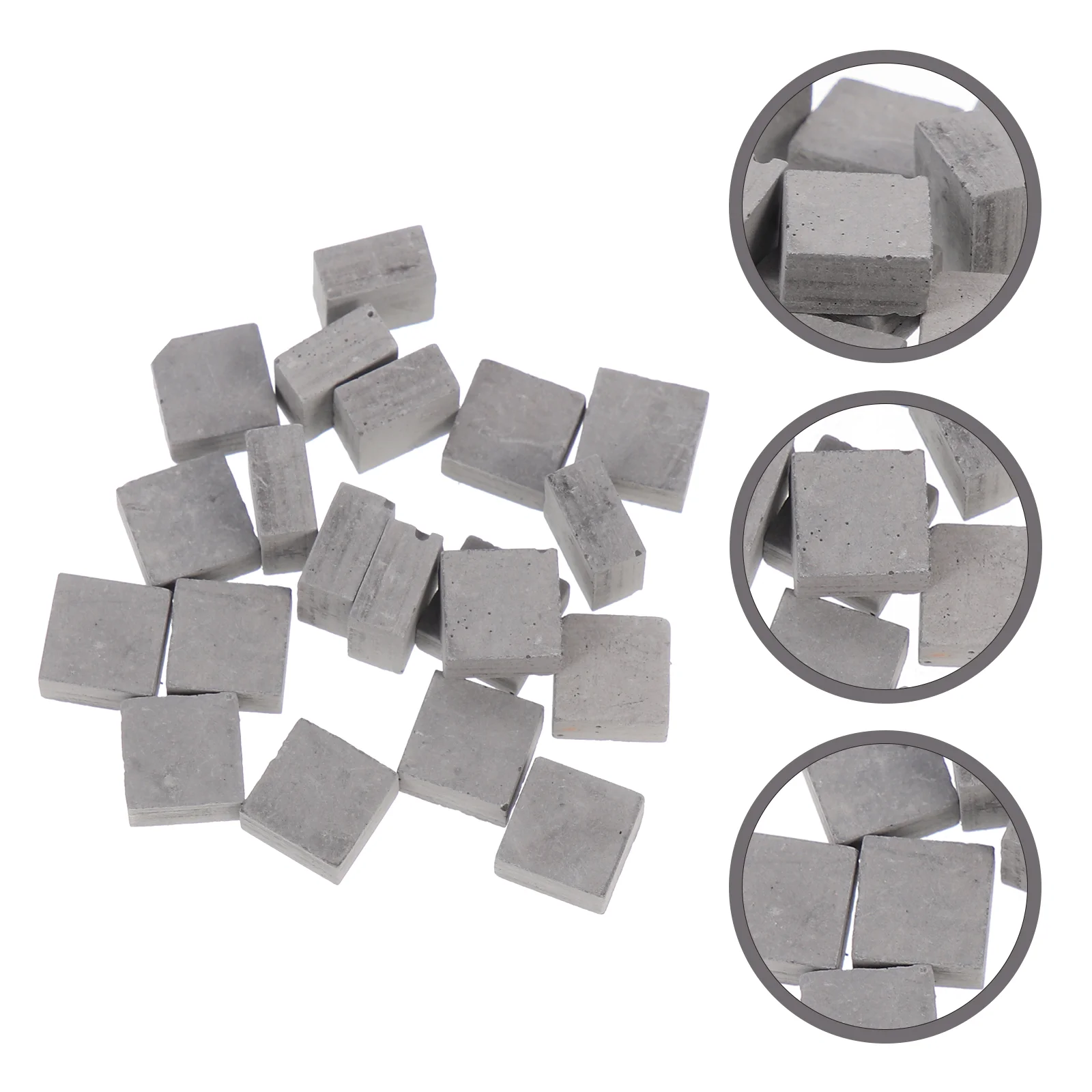 

20 Pcs Simulated Bricks Micro Landscape Decor Models Miniature Clay DIY Microlandscape Decoration
