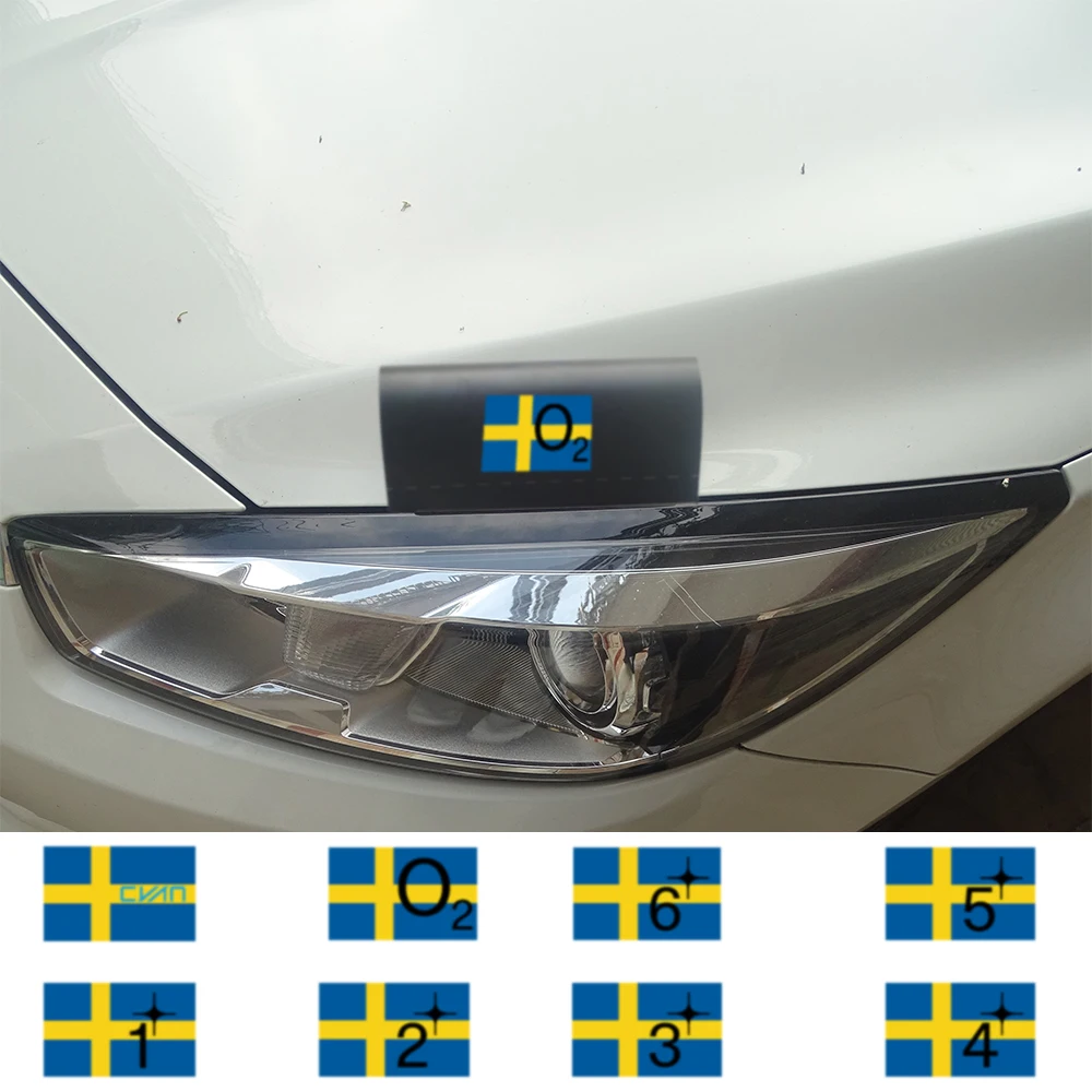 Auto Show Door Trunk Decorazione Tag Hangtag Sticker Accessori Auto Per Polestar 1 Polestar 2 Polestar 3 Polestar 4 Polestar 5