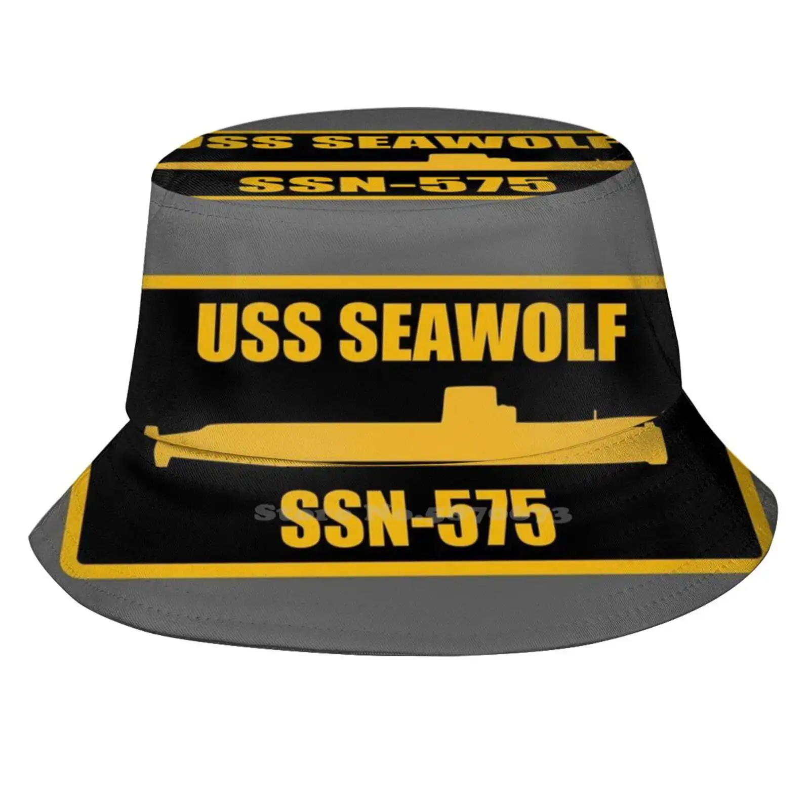Фото Шапка рыболовная Uss Seawolf Ssn-575, Панама, крышки, используемая Seawolf субмарина США, подводная сила США, ядерные подводные лодки Uss №1