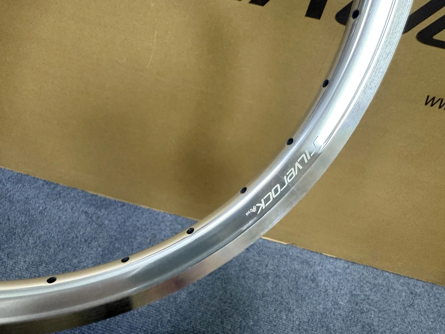 SILVEROCK XR-22T Alu-Felge 16 Zoll 349 1.5-2.0 Tubeless Fat Wide Reifen für Brompton A C T Line Faltrad Friday Fahrradfelge – Detail 4