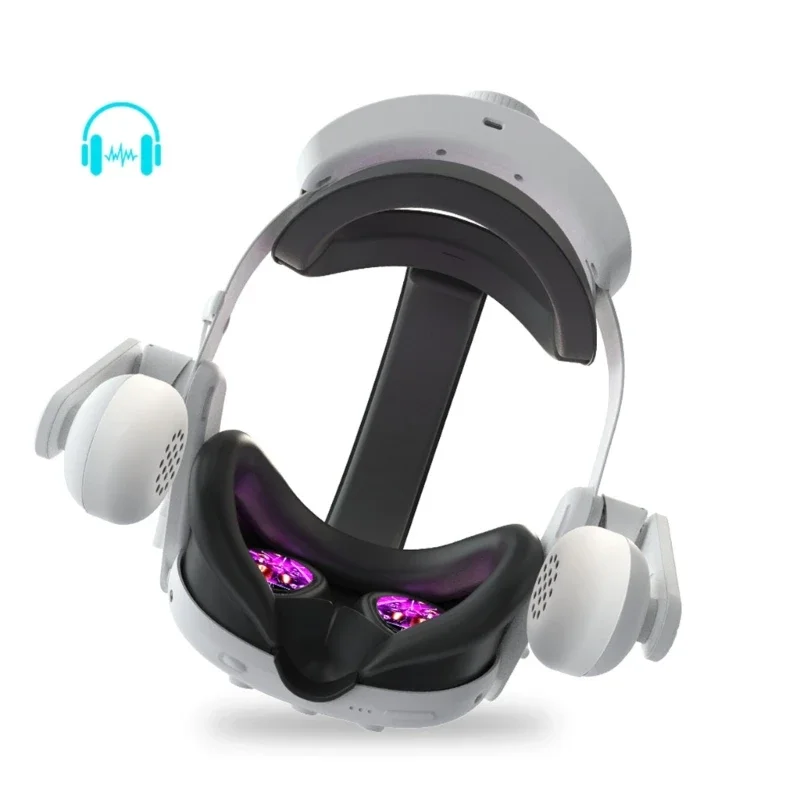 

Head Strap for Quest3 VR with Headphones Adjustable Headstrap with Enhanced Comfort Support,Easy to install