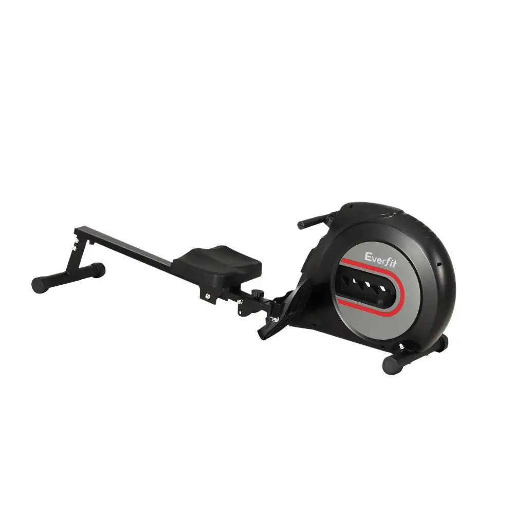 Rowing Machine Elastic Rope Resistance Durable Design for Home Fitness Cardio Workout Black