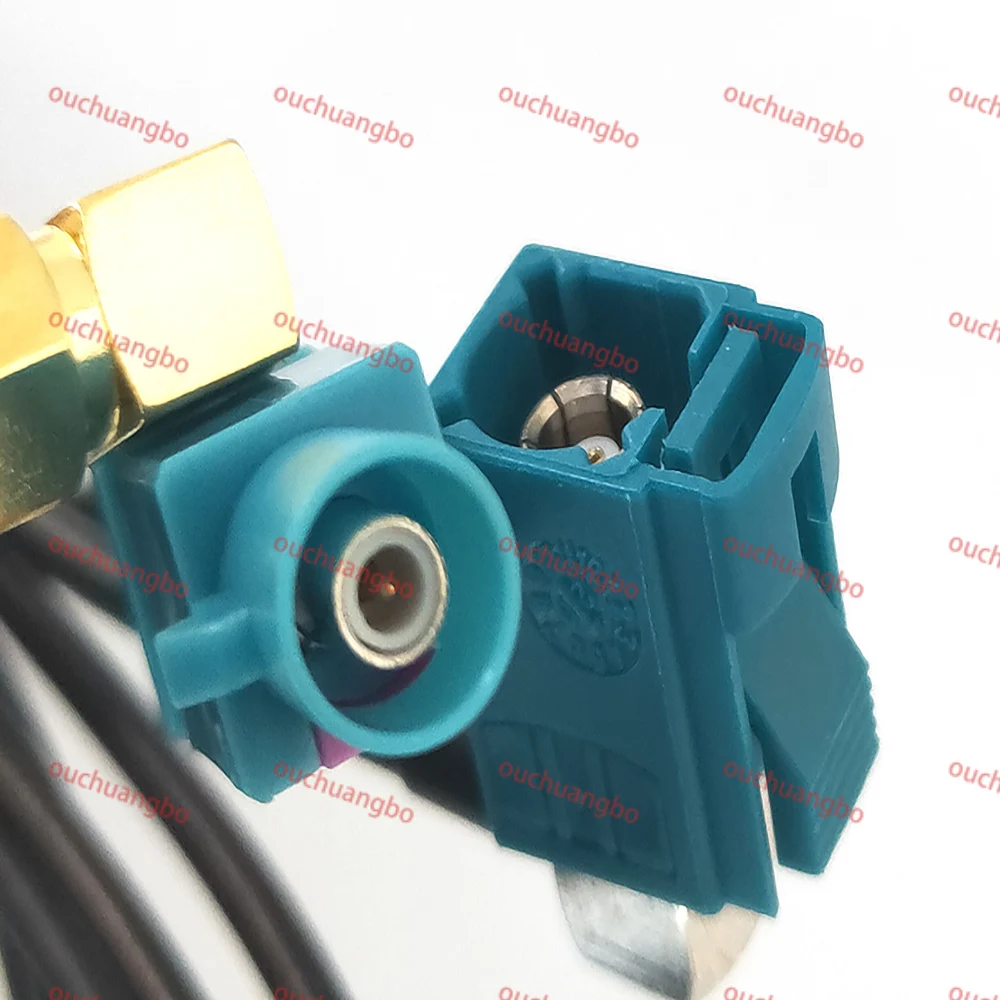 ouchuangbo GPS Antenna cable Y Type Splitter for Android Device screen Extension Cable