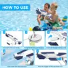 Electric Water Gun Squirt  Pistol space battle Guns Children pool Beach Outdoor Party Fight Shooting Toys for Boys Kid Games 4