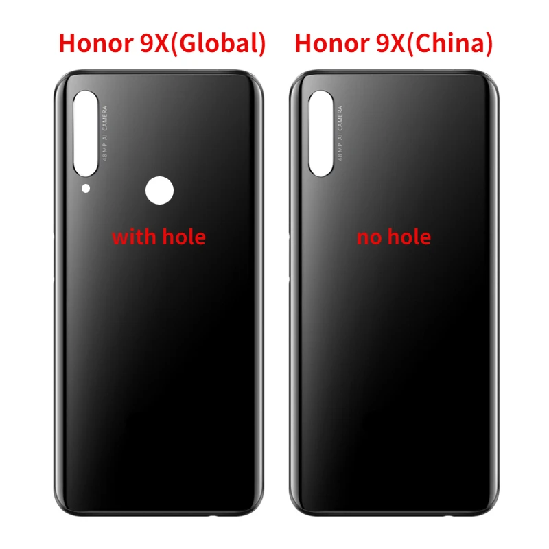 

New Back Cover For Huawei Honor 9X STK-LX1 HLK-AL00 TL00 Housing Battery Cover Rear Door Case Replacement Parts