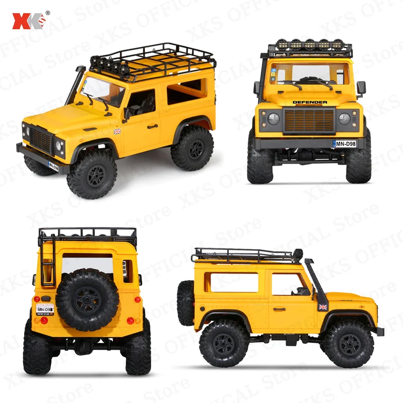 MN MN99S MN78 MN98 MN99 D90 1/12 RC Car 2.4G Remote Control 4X4 Off Road LED Light 4WD Climbing RC Truck Toy Car Gift for Boy 4