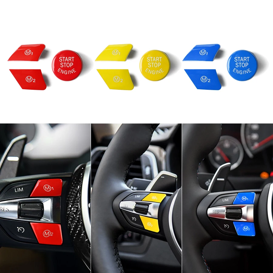 Yctze Ghiera per volante con logo centrale, adatta per CLA GLK Classe A W204 W246 W176 W117 C117 (Rosso) Accessorio Mercedes