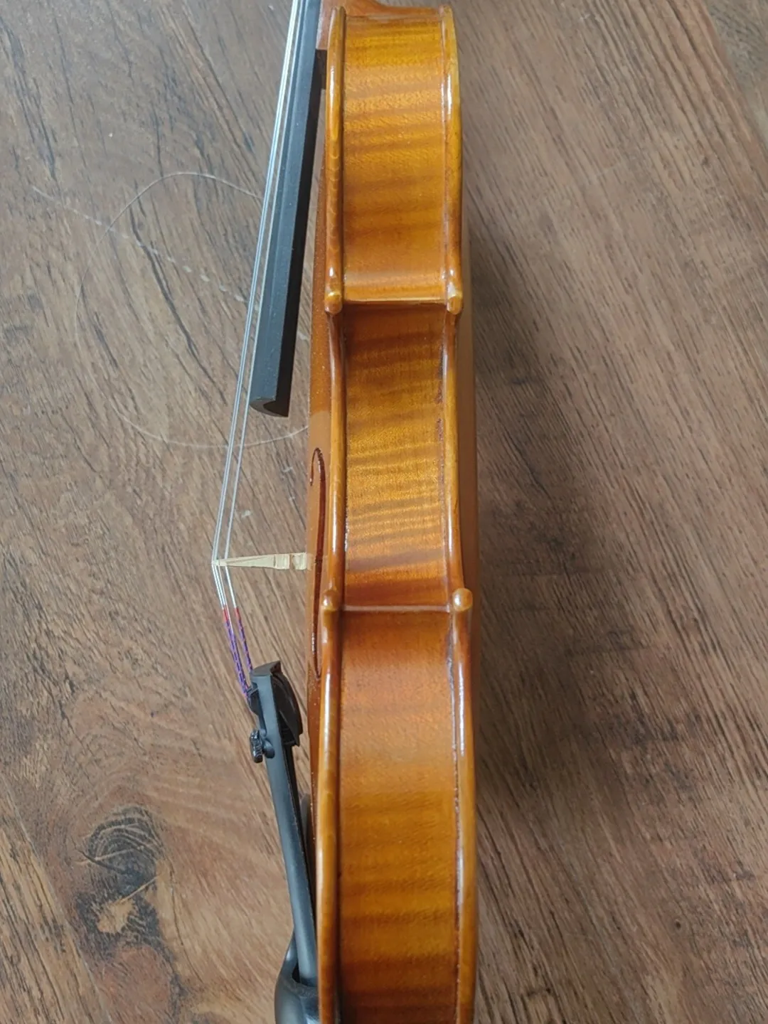 1/2 size Violin for Kid One Piece Back Strad Model Warm Balance Tone