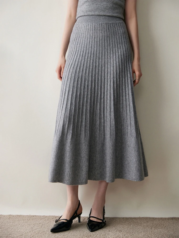 Cashmere Skirt Premium