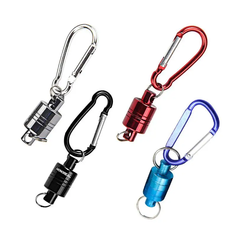 

Strong Magnetic Carabiner Aluminum Alloy Carabiner Keychain Outdoor Camping Climbing Snap Clip Lock Buckle Hook Fishing Tool