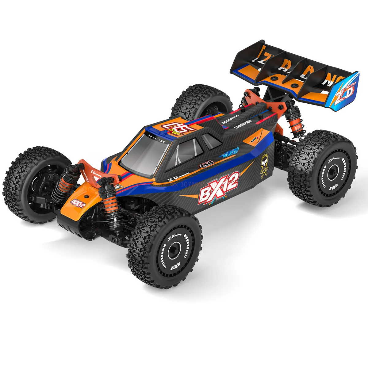 Zd Bx-12 Full Scale 1/12 Four-Wheel Drive Competition Off-Road 4-Channel Brushless Remote Control Car 4wd 2.4ghz Children'S Toy 5