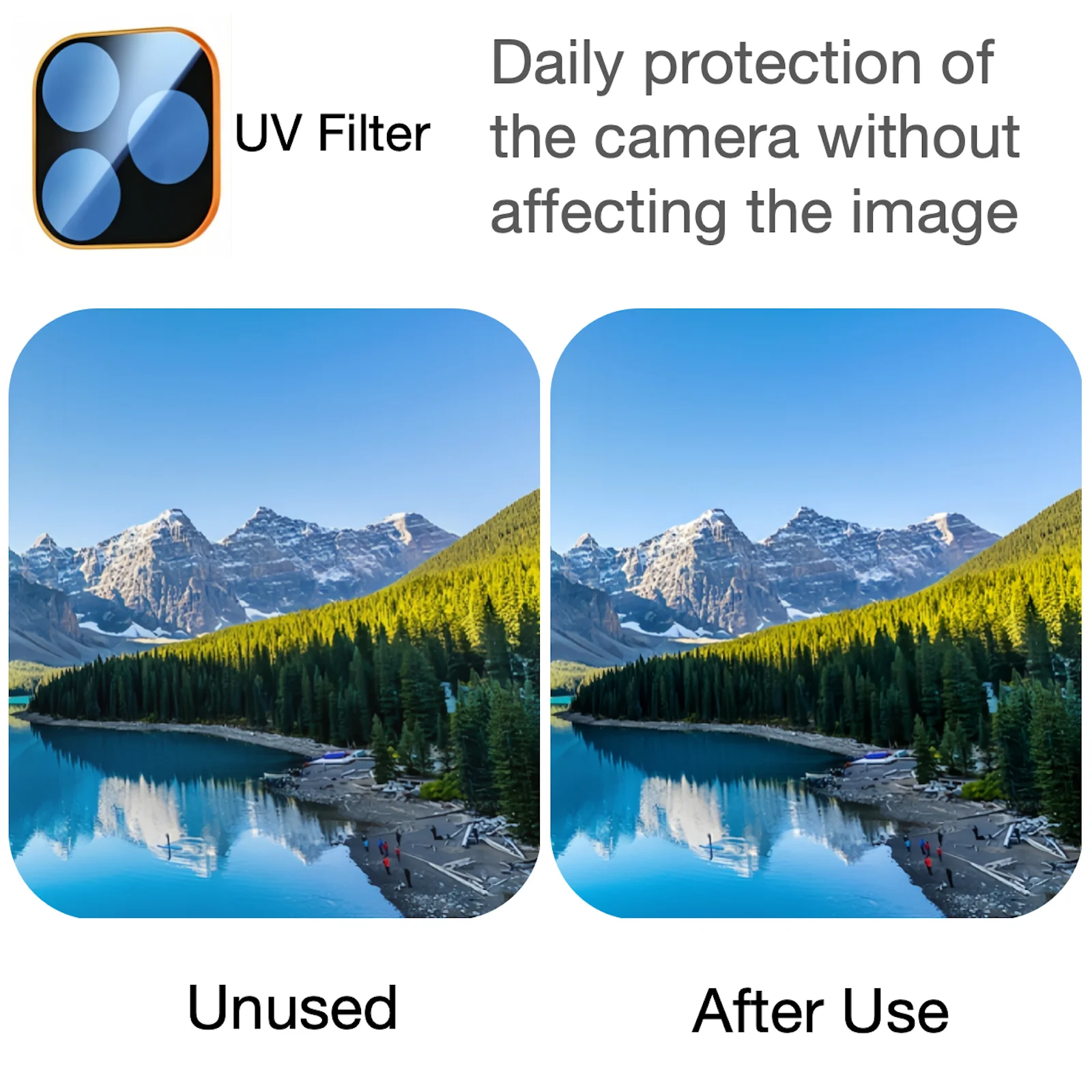 4-in-1 Mobile Camera Protective Film with ND UV CPL Black Pro-Mist Filter