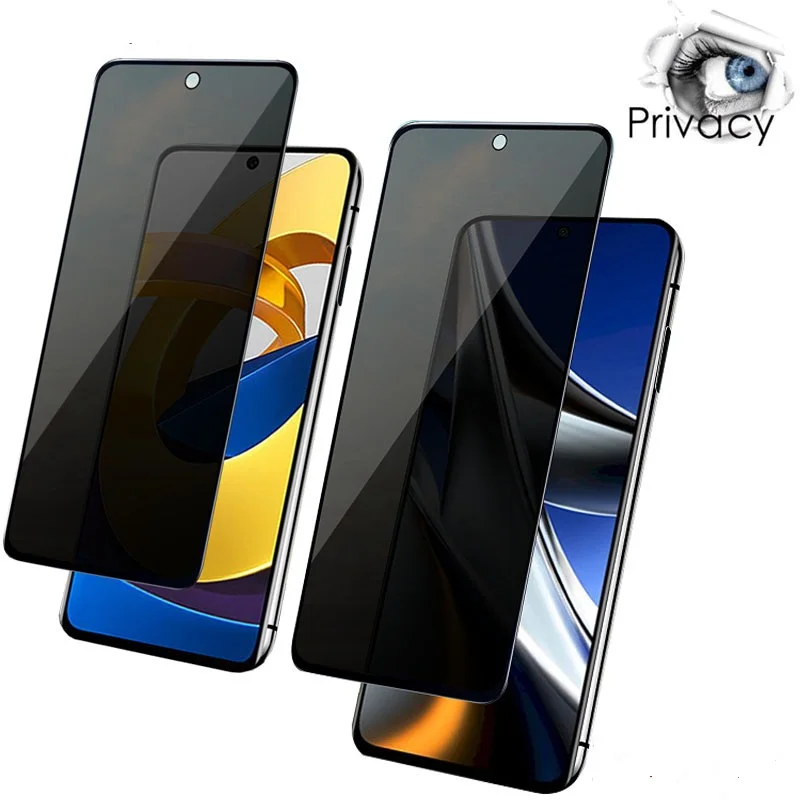 Anti-Spy Privacy Tempered Glass Screen Protector with Anti-Peeping Film