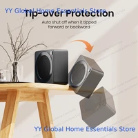 Небольшой персональный обогреватель мощностью 500 Вт: керамический настольный обогреватель PTC с быстрым нагревом и защитой от перегрева для использования в офисе в помещении. — изображение 3