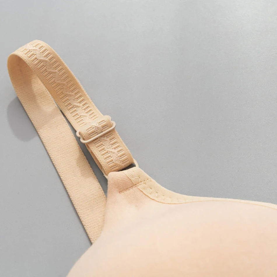 Women Nursing Bras Comfortable Thin Front Opening Buckle Gathered To Prevent Sagging Postpartum Breastfeeding Special Women Bra 4