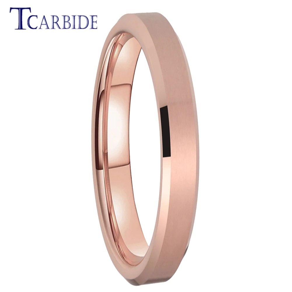 8mm Anillo De Compromiso De Acero De Tungsteno Para Hombres | Meses Sin