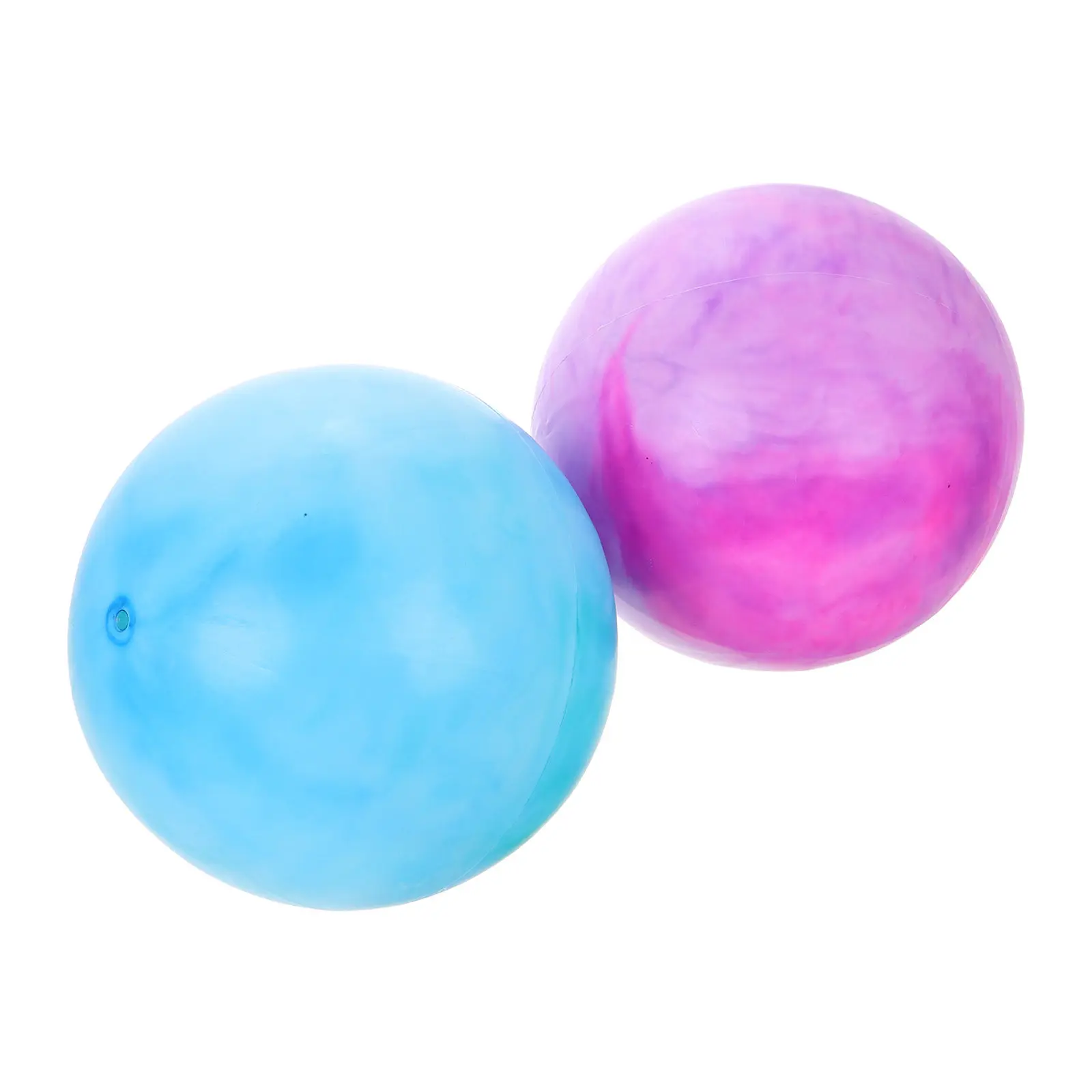 2Pcs 필라테스 공 요가 피트니스 풍선형 소형 운동 공 수영장 해변 운동 장비..