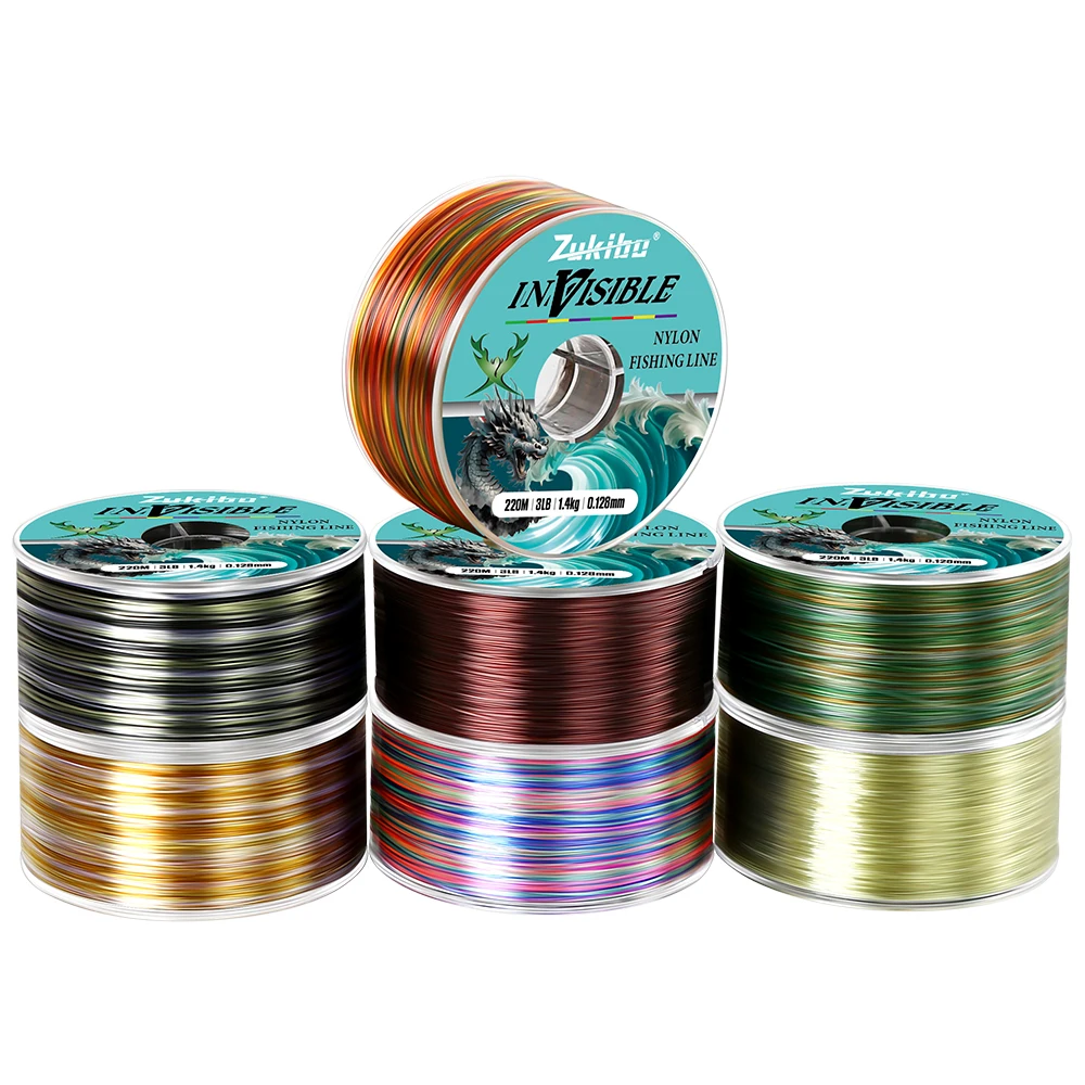 ZUKIBO JIAOLONG Nylon Fishing Line 350M Super Strong Japan Monofilament with Fluorocarbon Coating Carp Sea Fishing Accessories 4