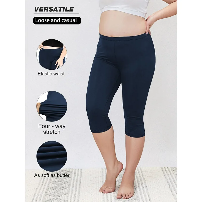 Plus Size Capri Leggings 3