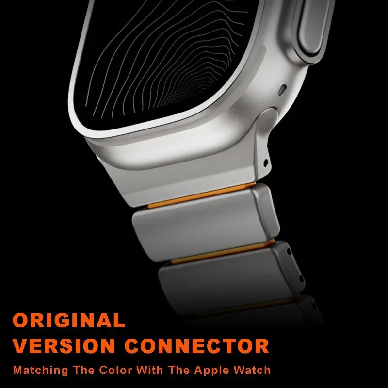 Titanium Silicone Metal Watch Band - Premium Style with Universal Fit