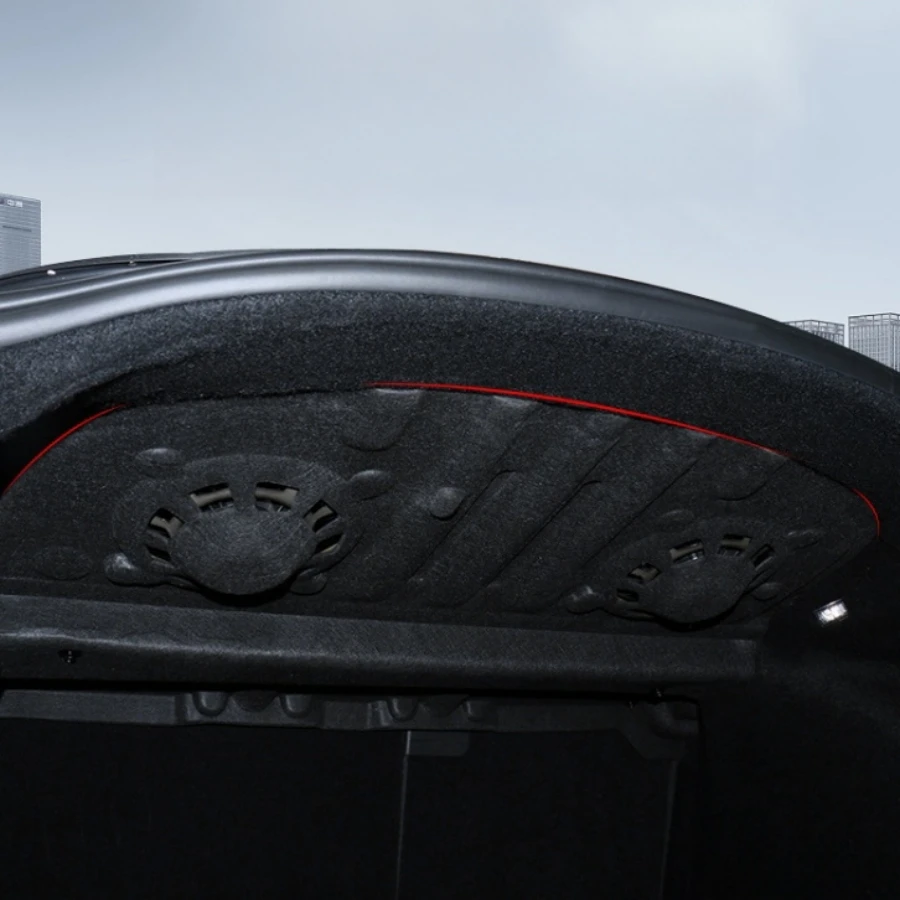 Rear Trunk Soundproof Mats Noise Reduction Trunk Sound Deadening Mats Protective Pad Cover For Tesla Model 3 Highland
