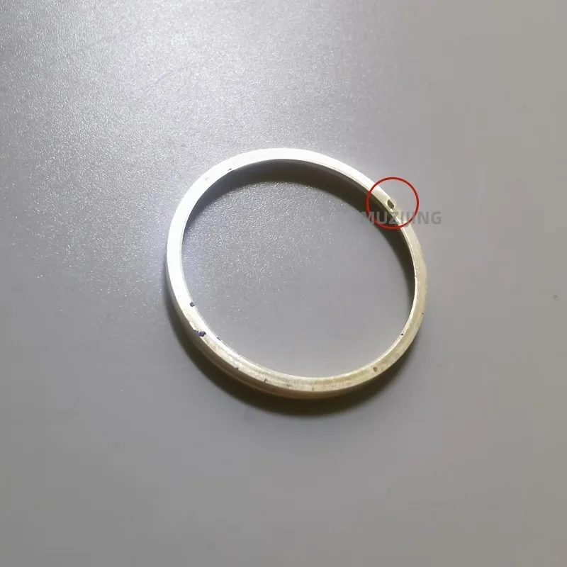 Luxury Black Silver Gold Chapter Ring for Watch Customization, 30.5mm Diameter