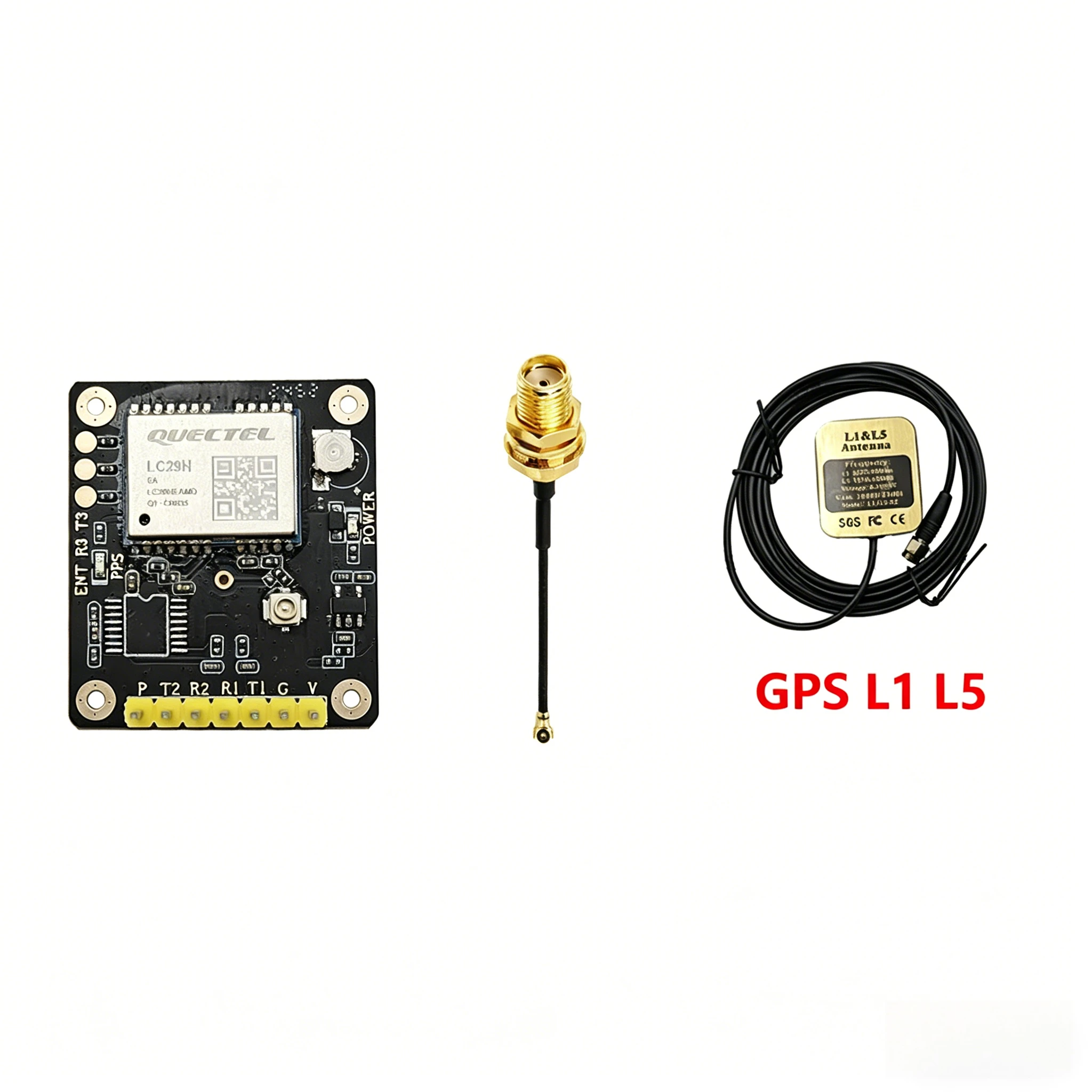 Quectel GNSS 모듈 LC29H AA BA DA EA RTK 베이스 스테이션 보드 듀얼 밴드 GPS BDS 갈릴레오 글로나스 GPS L1 L5 수신기 YB0017AA