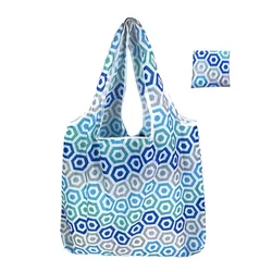 Eco-Friendly Reusable Folding Shoulder Tote Bag (TypeA-46x60x8cm)