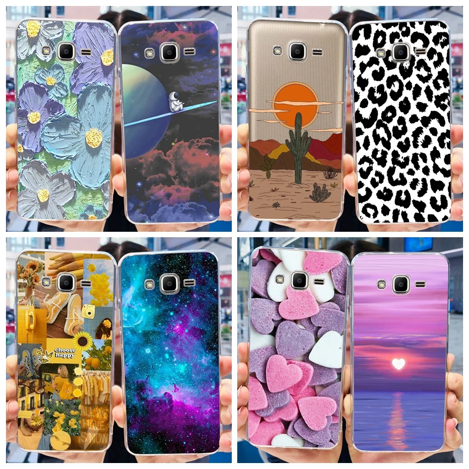 Per Samsung Galaxy Grand Prime Plus Custodia Fashion Space Cover Morbida In Silicone Trasparente Per Samsung J2 Prime J5 Prime J7 Prime 2 Paraurti