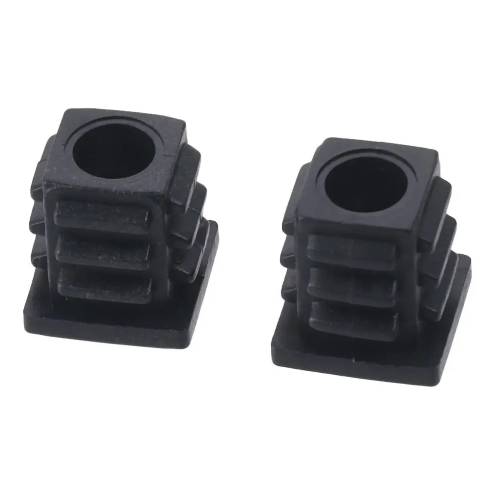 10pcs Square Plastic Pipe Tube Wihtout M6 Hole Plug Pipe Plugs Blanking End Caps Nut Foot Pad Balance Wheel Accessories