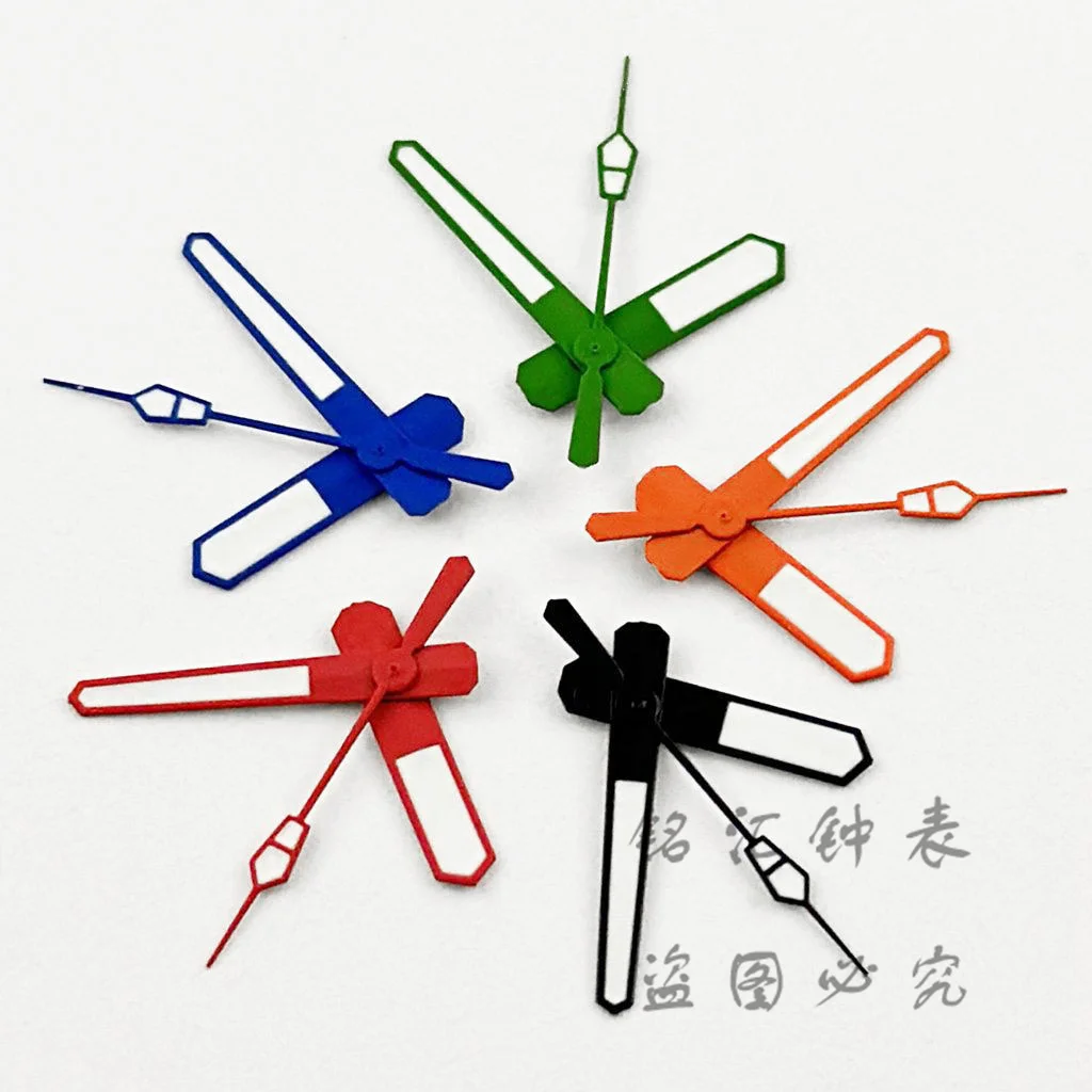 Watch Accessories NH35 Watch Needles Luminous Black Blue Green Orange Red For NH35/NH36/7S26/7S36/4R35/4R36 Movement