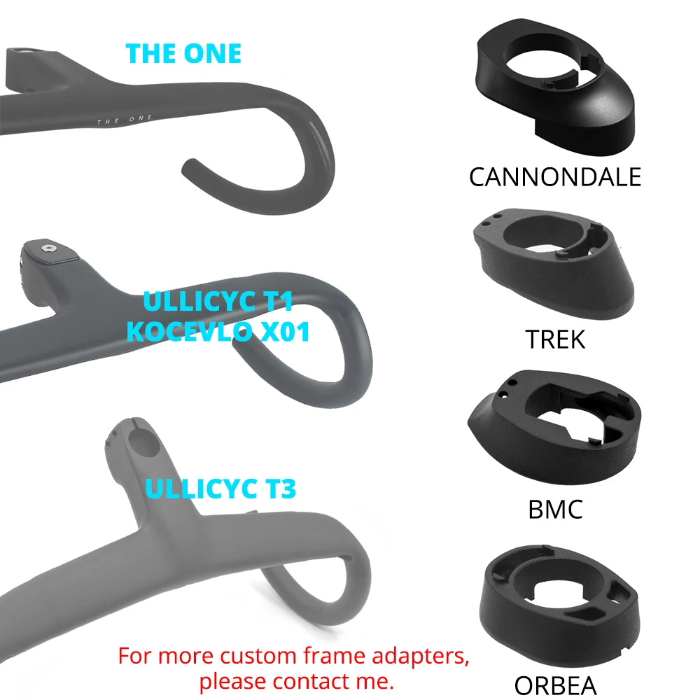 Adaptateur Madone 8 /Emonda/ORBEA /V4RS imprimé en 3D pour guidon d'intégration KOCEVLO-X01/ TheOne Pro /T1/T3