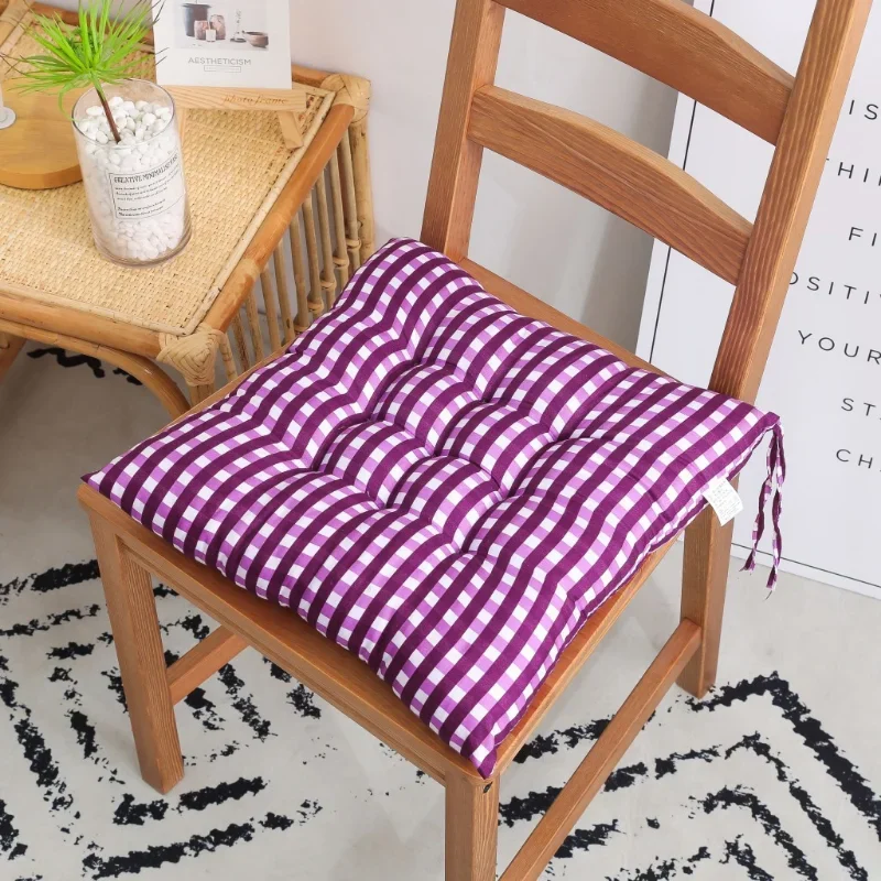 Square Grid Seat Cushion/chair Cushion Printed Office Seat Cushion Dining Chair Cushion Four Seasons Student Fart Cushion