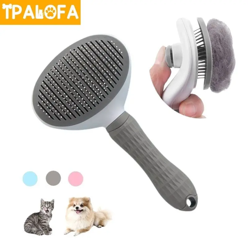 Spazzola per peli di cane per animali domestici pettine per gatti spazzola  per gatti pettine in acciaio inossidabile per capelli lunghi cani per la  pulizia di animali domestici accessori per cani - AliExpress