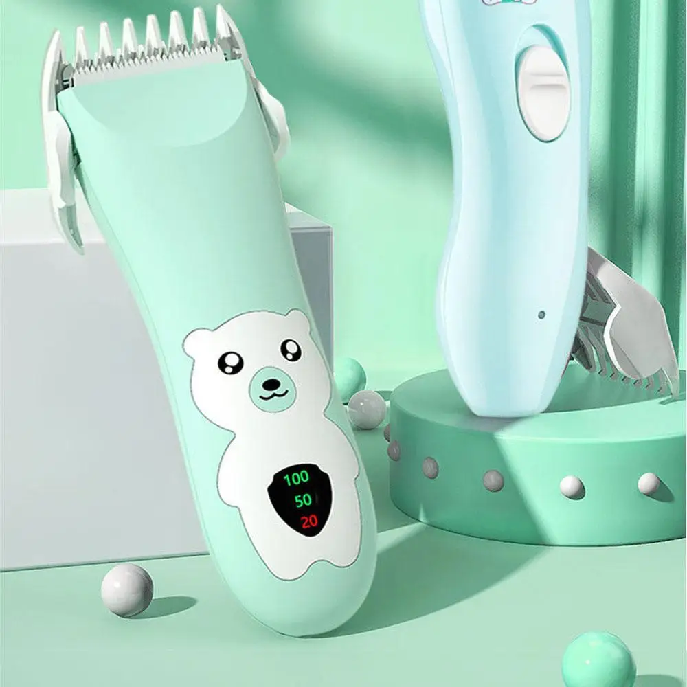 1/2/3PCS Children's Electric Clipper Silent Barber Rechargeable Shaver Baby Electric Clipper Barber