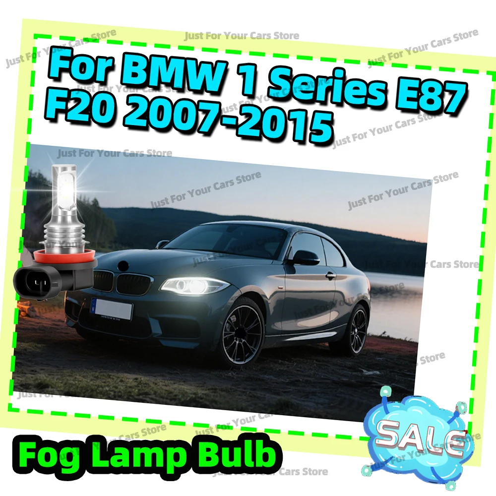 2x LED 3570 CSP 안개등 전구 6000K 12V 자동차 안개등 BMW 1 시..