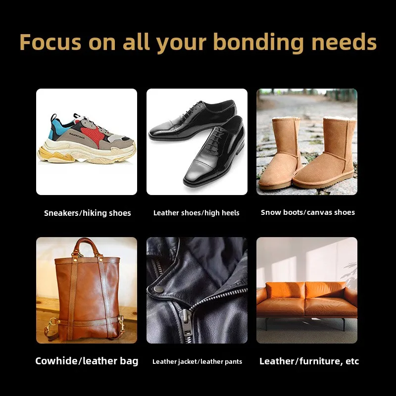 Strong special shoe repair glue is suitable for sports shoes, leather shoes, leather goods, resin soft and waterproof