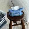 Nordic Style Hanging Plush Napkin Boxes Solid Color Issue Bag Thread Napkin Holder Tissue Bag Storage Napkins 1