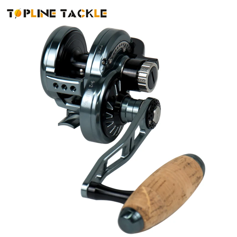 Topline Tackle Full Metal Slow Jigging Reel Saltwater Fishing Reel Overhead  Boat Wheel 200 400 Up To 32Kg Max Drag Series - AliExpress