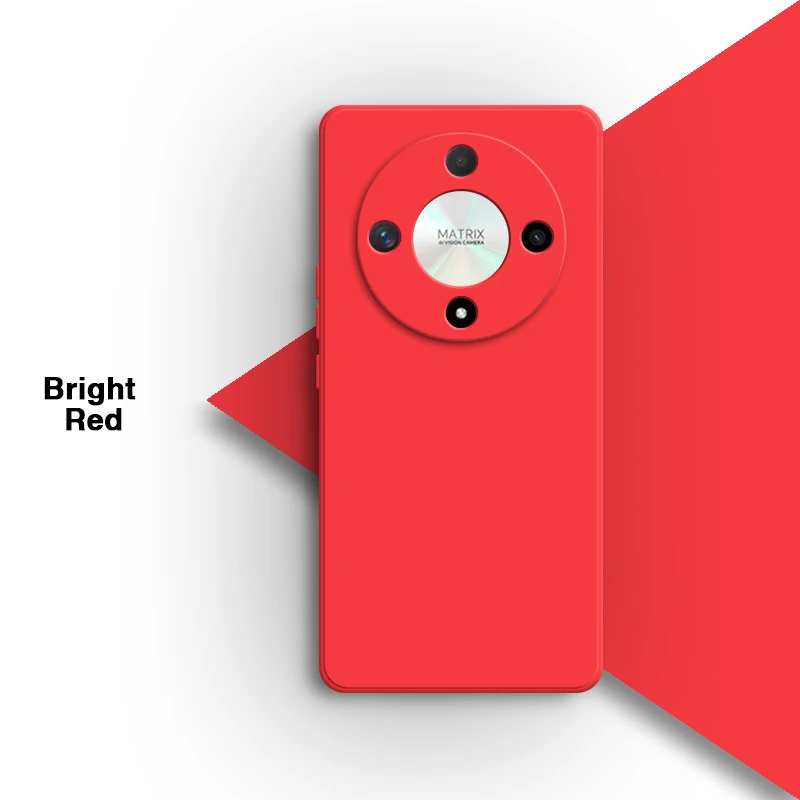 Minimalist Liquid Silicone Phone Case - Soft Square Design with Enhanced Protection