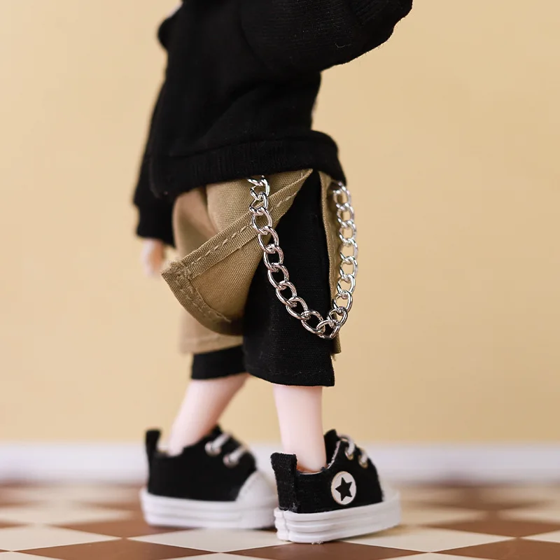 Ob11 Molly baby dress set Troublemaker shorts T shirt 1/12 bjd GSC solid clay doll clothes doll accessories 5