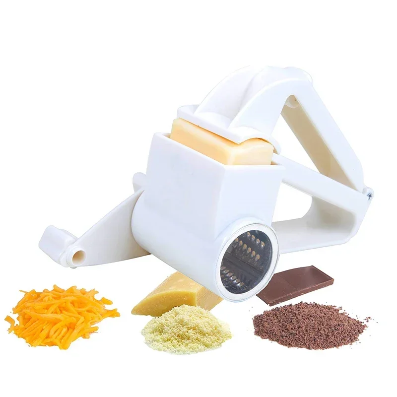 Grattugia Per Formaggio Gefu Pecorino – 3 Tamburi In Acciaio Inox, 27x13x11,8 Cm, Lavabile