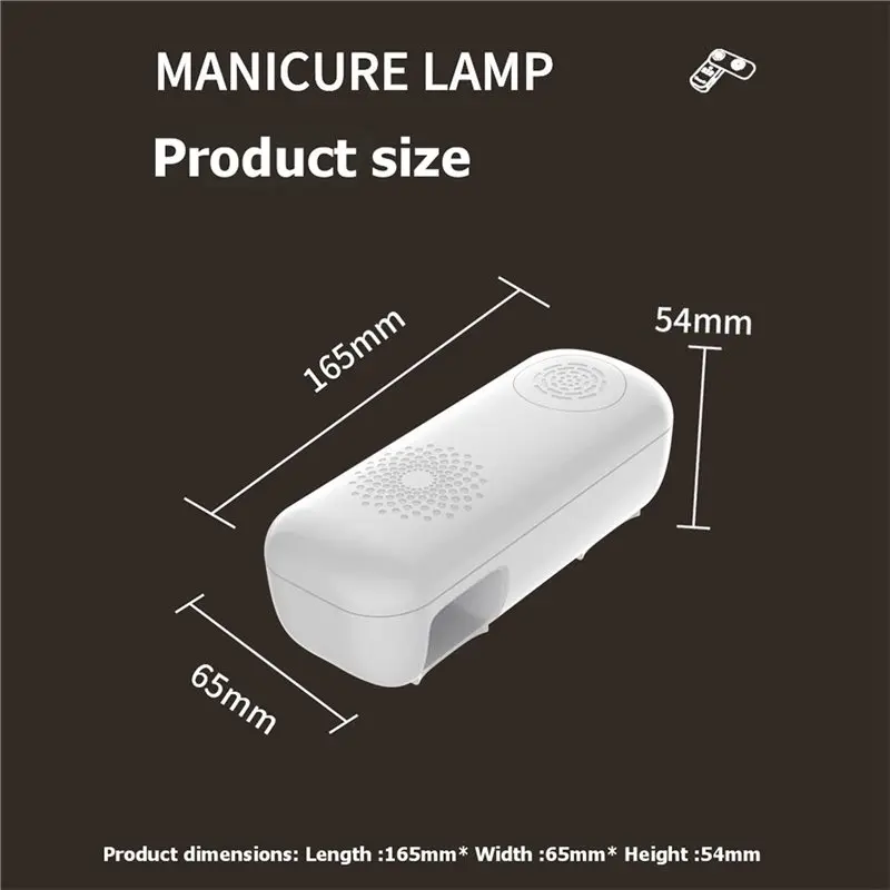 정교하고 컴팩트한 무선 UV 네일 램프, 회전 가능한 패널 및 UV 차단 디자인, 모든 젤을 경화시키는 충전식 UV 라이트
