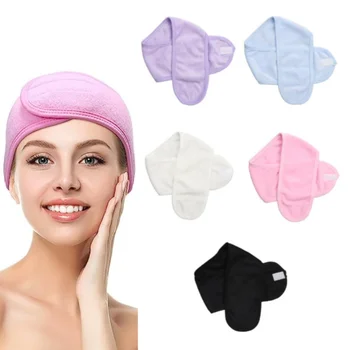 Turbante per capelli Fascia per capelli regolabile Antiscivolo Yoga Spa Bagno Doccia Trucco Lavaggio Viso Fascia cosmetica Accessori per il trucco delle donne