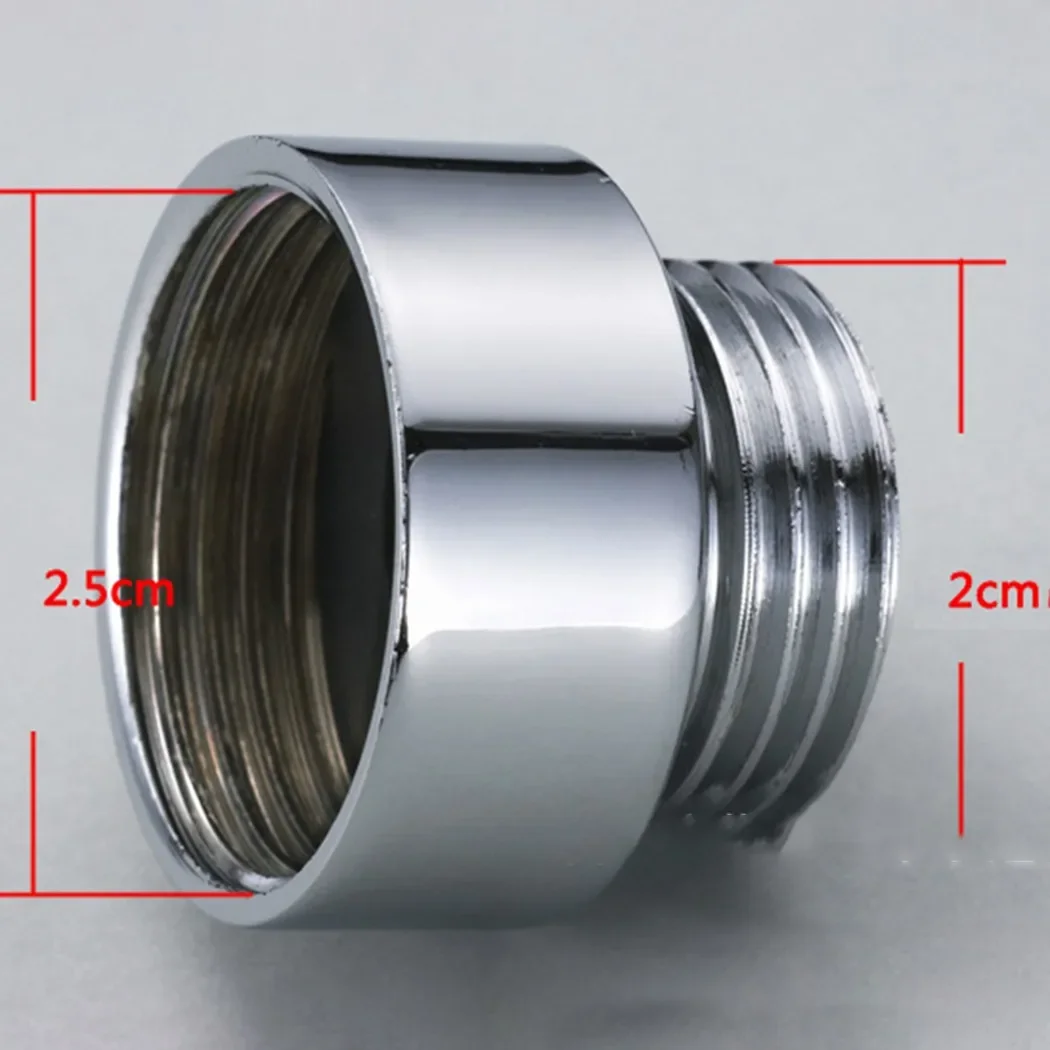 Shower Hose Head Adaptor 3/4" Female To 1/2" Male Chrome Reducer Female Hose Repair Copper Fittings For Tap Shower Faucet