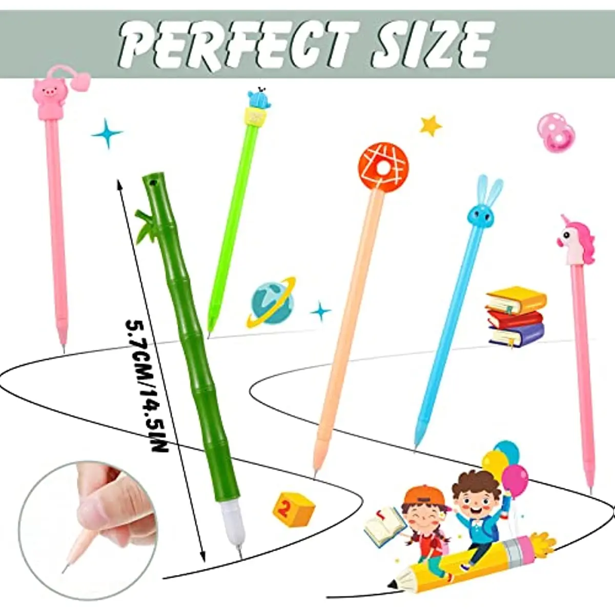 24 Pcs Wholesale Creative Cactus Black Gel Ink Pens Five Novel Stylesncute  Fun Writing Pens School Office Student Supplies - AliExpress