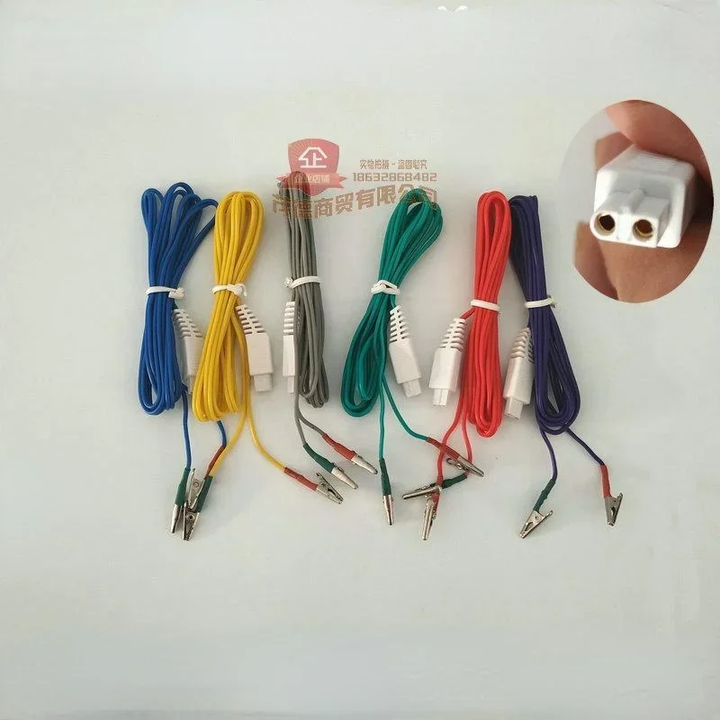 Therapy Cable Parts for Great Wall KWD-808I KWD808-I Nerve Muscle Stimulator Machine 6pcs/lot, muscle stimulator